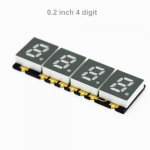 China Mini Fnd 0.2 Inch 0.56 inch 4 Digit 7segment Smd Led Numeric Display wholesale