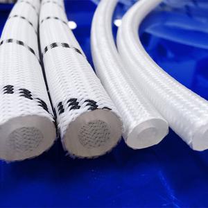 China Outer Polyester Silicone Braided Hose Pipe FDA Food Grade High Pressure wholesale