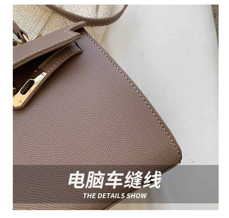 NEW FASHION WINTER TEXTURE WOMEN'S BAG SIMPLE SHOULDER BAG FASHION CROSS-BODY KELLY BAG