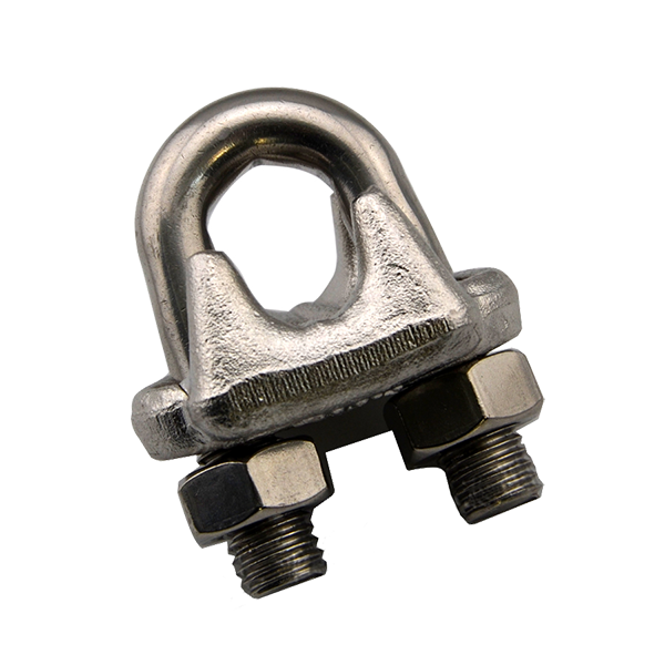 Water Treatment Stainless Steel Wire Rope Clip With ZINC Plated Finish Coating