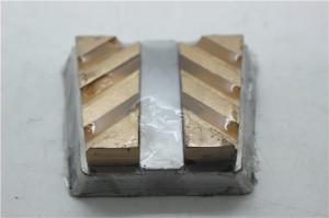 China Frankfurt 140x30mm Diamond Abrasive Tools NO 4 Grit Concrete Grinding Block wholesale