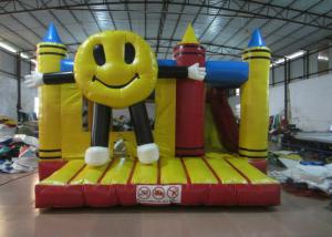 China Big inflatable smiling face combo inflatable happy face crayon combos PVC inflatable combo on sale