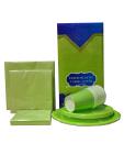 SGS FDA Disposable Dinnerware Set , OEM Paper Plate And Cup Sets