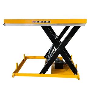 China 1000kg Small Hydraulic Lift Table 1.3m Scissor Lifting Platform For Factory wholesale