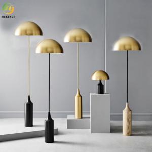 China Modern Design Metal Base Semicircle Floor Standing Lamps For Living Room Bedroom Study Design Decorative Lamp wholesale