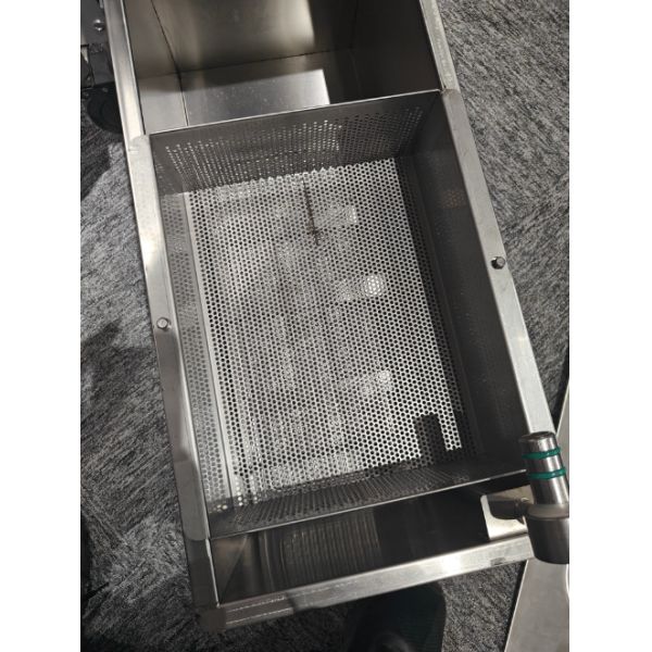 One Pot Two Baskets Smart Touchscreen Panel 14KW 380V Electric Open Deep Fryer