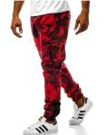 Men Camouflage Casual Pants Patchwork Cargo Pants Multi Pocket