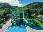 Water Park Kids Amusement Swimming Pool Fiberglass Spiral Tube Bowl Slide Set