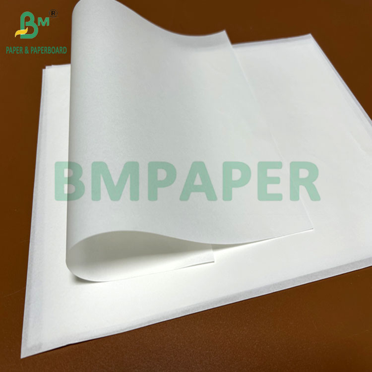35gram 40gram White Color Greaseproof Paper To Wrap Fast Food 20 x 26cm  
