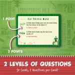 Buddy The Elf Trivia Quiz Game Card Printing CMYK 4C
