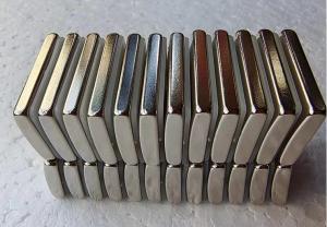 China N52 Arc Neodymium Motor Magnets Arc Flat 19x30x4.5mm With Ac Motor Car Alternator wholesale