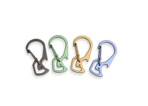 China Lightweight Titanium Keychain Outdoor Camping Carabiner With Bottle Opener wholesale