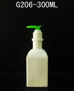 China 300ml square PE shampoo pump bottle for children, children series shampoo pump bottles wholesale
