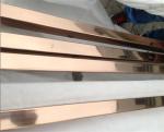 Gold Rose Gold Stainless Steel Pipe Tube Hairline Finish 201 304 316 For