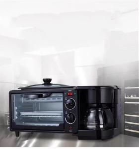 China Electric Oven Coffee Machine Frying Pan-3 in 1 Kitchen Appliance with 2 Heating Pipes wholesale