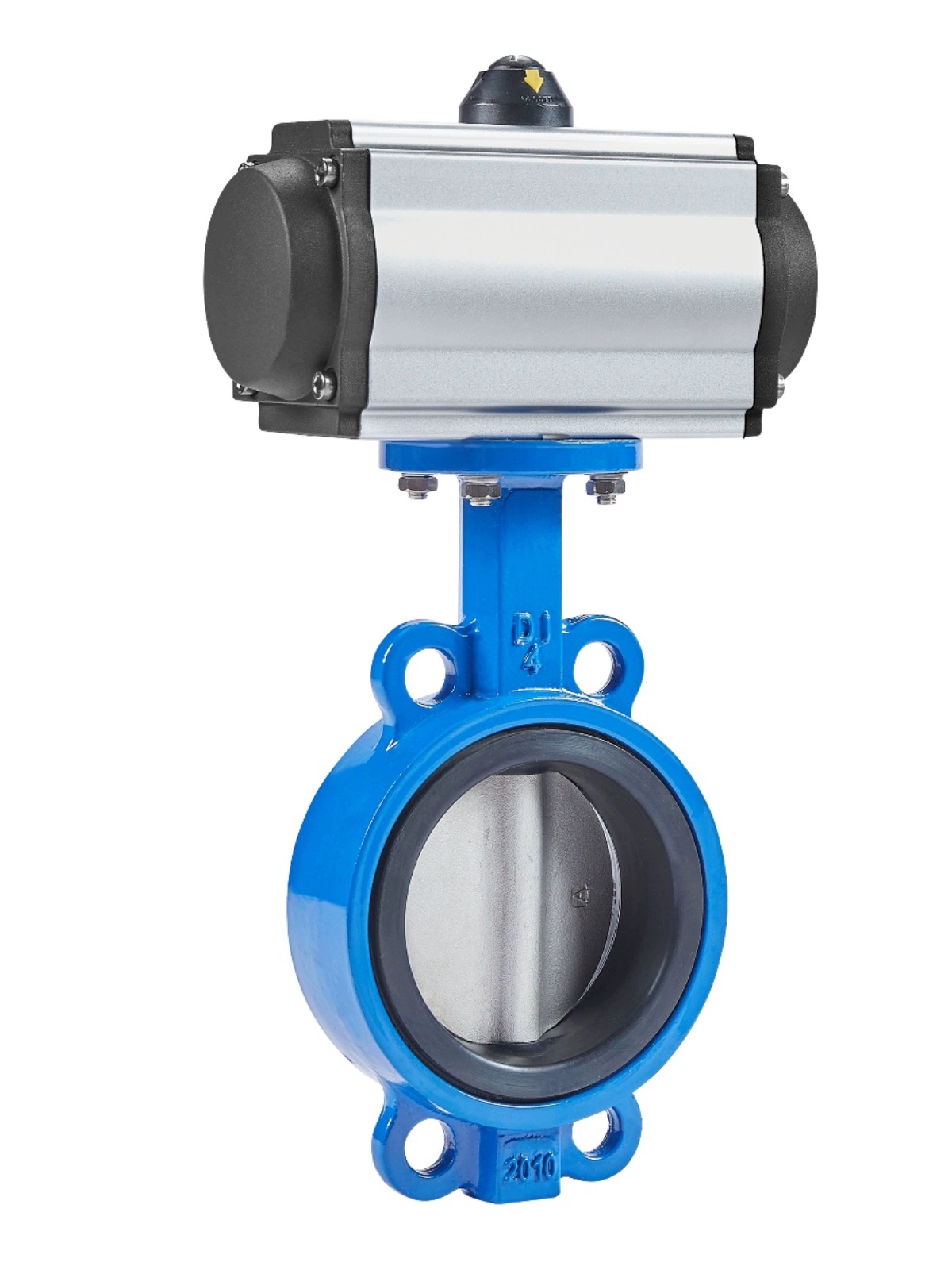 1/4''-6'' Port Size Sanitary Pneumatic Butterfly Valves with SS304 /316L Construction