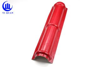 China Syntheti Resin House Roof Parts Titled Plastic Ridge Tiles Fire - Resistant wholesale