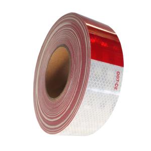 China Night Infrared Honeycomb Automotive Red And Silver Reflective Tape wholesale