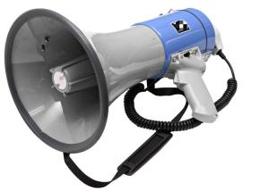 China 50W Army Microphone Bullhorn Handheld Megaphone Bullhorn With Music Microphone wholesale