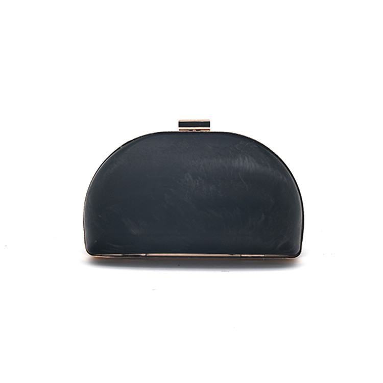 Classic Knob D Shaped Clamshell Clutch Frame 172mmX98mm