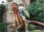 Outdoor Amusement Equipment Decoration Life Size Fiberglass Dinosaur Statues
