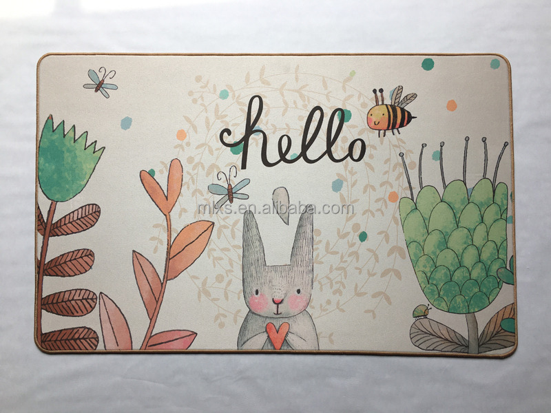Minglu BFM-029  High quality Suede Fabric floor mat bath mat Welcome door Mat