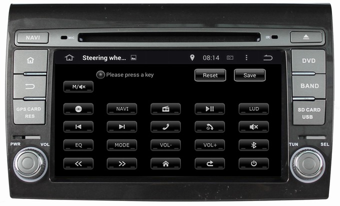 Ouchuangbo Car GPS Stereo DVD Radio 3G Wifi Bluetooth for Fiat Bravo 2007-2012 Android 4.4
