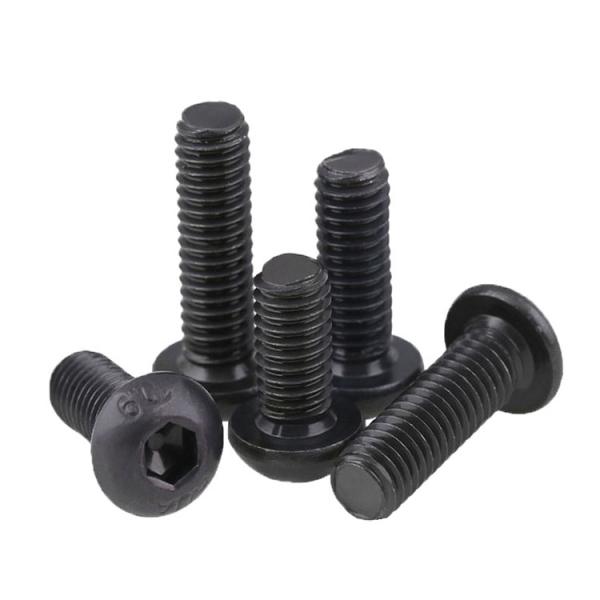 Hexagon Socket Button Head Screws ISO7380 Alloy Steel High Grade 10.9 12.9 Level