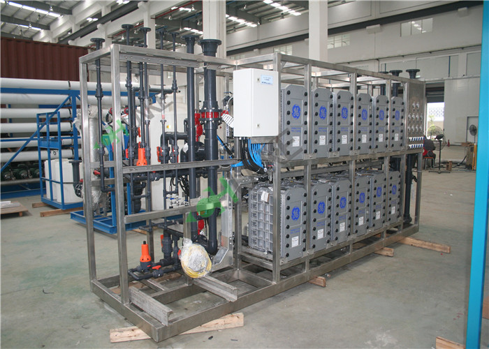 Industrial EDI Water Treatment Plant SS Water Desalination For Medicine