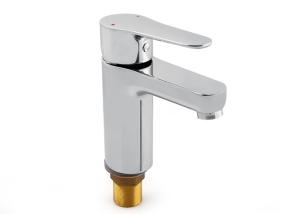 China Durable Cold Water One Hole Bathroom Sink Faucets For Sanitary Ware wholesale