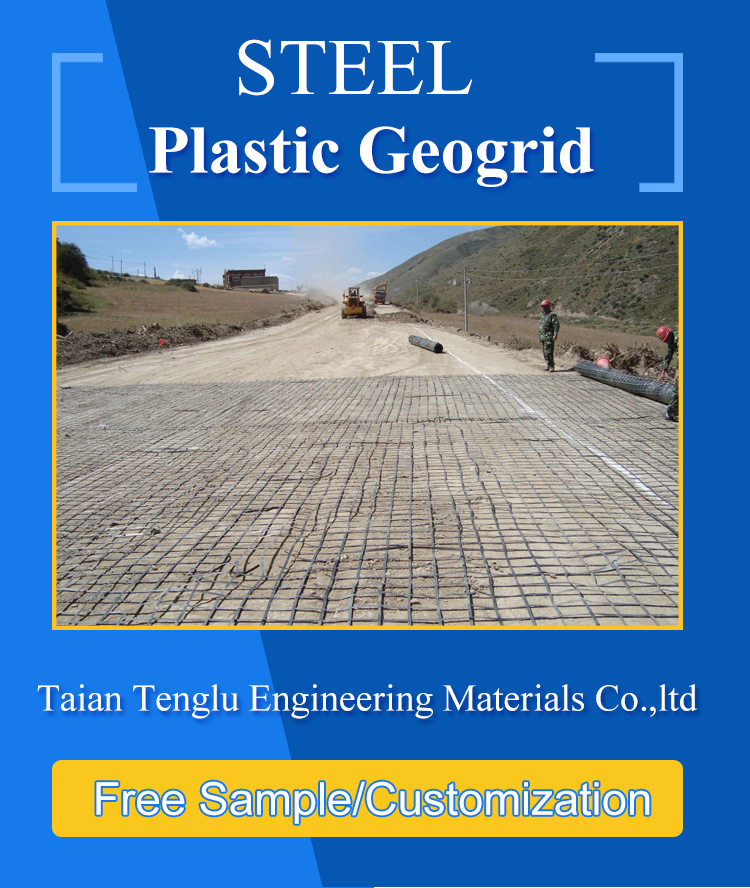 60-60 kn Welding Steel Biaxial Geogrid for Soil Reinforcement in Retaining Walls