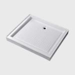Custom Square White Acrylic 1200 X 700 Shower Tray Pans Anti Slip Cracking