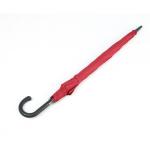 Windproof Red Pongee Fabric Umbrella , Strong Umbrella Wind Resistant Durable