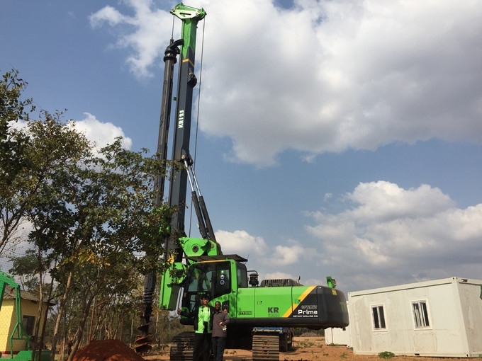 Hydraulic Piling Rig Machine cat carriers pile drilling rig.54m 27rpm 2500mm