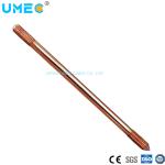 14.2 16.2 17.2mm Copper Clad Steel Grounding Rod Lightning Proof Copper Plated