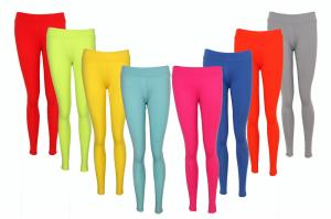 China 88% polyester 12% spandex Elastic Waist ladies sports trousers 8 Colors wholesale