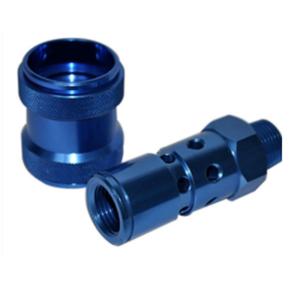 China Custom Blue Anodized Al6063 Aluminum Machining Parts For Motorcycle Parts wholesale