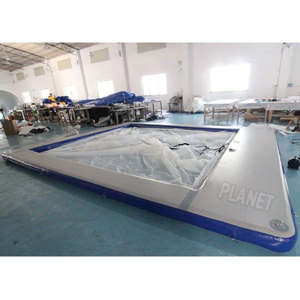 Double Layer Ocean Jellyfish Pool Floating Inflatable Sea Swimming Pool With Net