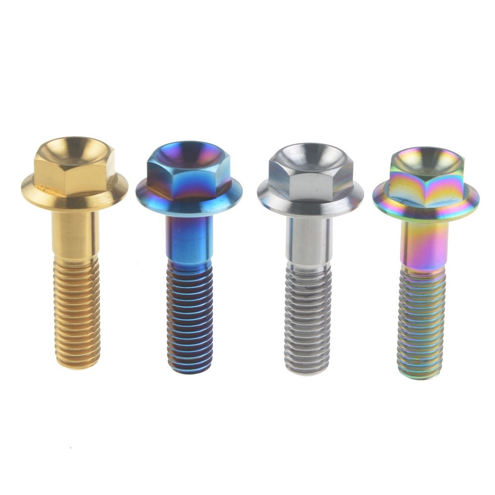 Din 6921 Hex Flange Bolt Grade 10.9 Alloy Steel Yellow Zinc Plated