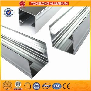 China Mechanically Polished Aluminum Profiles High Surface Brightness Black wholesale