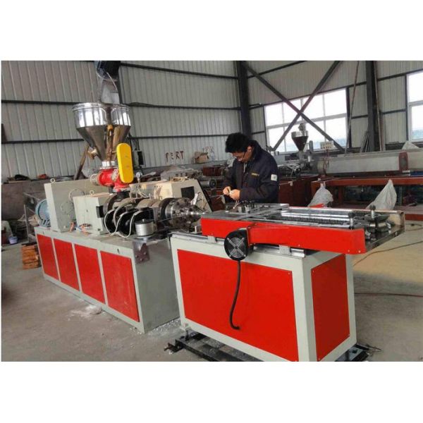 High Speed Single Screw Extruder , Plastic PP PE Corrugated Pipe Production Line
