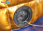 Event Booth Displays Gold Curve Led Portable Photo Booth Wall For Party