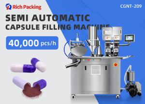 China Semi Automatic Capsule Filler Machine 40000 Capsules Per Hour wholesale