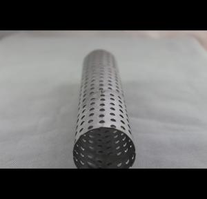 China Metric Stainless Steel Perforated Exhaust Tubing With Easy Installation Industrial wholesale