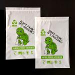 Biodegradable Eco Friendly Silk Plastic Necklace Jewelry Packaging Pouch With