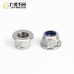 Flange Stainless Steel Nyloc Nuts M4 M5 M6 M8 M10 DIN6926
