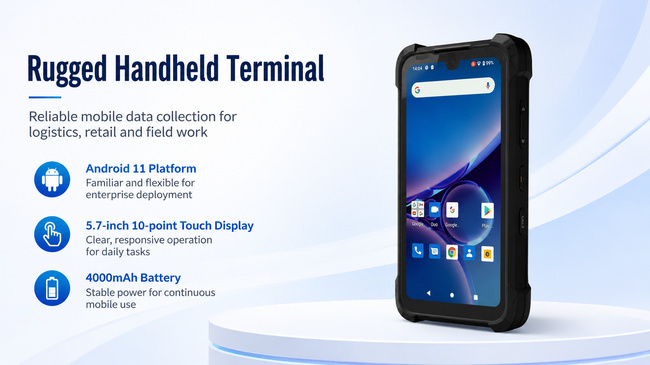 Android Data Collection Tablet 5.7 Inch for Warehouse Stock and Logistics Records