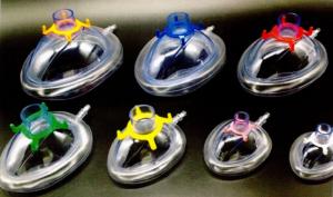 China Odm Adult Air Cushion Mask Red Pvc Anaesthesia Mask Anesthesia Airway Devices wholesale