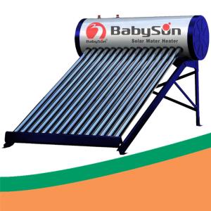 China Home Use Rooftop 240L Vacuum Tube Solar Water Heater Non Welding wholesale