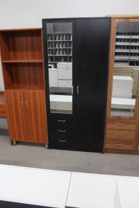 China Foldable Doors Marine Plywood Wardrobe / Open - Shelves Wooden Cloth Cabinet wholesale